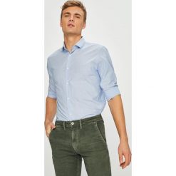Jack & Jones - Koszula. Niebieskie koszule męskie Jack & Jones, l, bez wzorów, z bawełny, casualowe, bez kołnierzyka, bez ramiączek. W wyprzedaży za 79.90 zł.