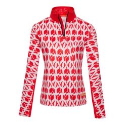 Bluza narciarska Damska Gareth & Lucas The One Hundred and Sixteen. Czerwone bluzy damskie GARETH & LUCAS, na zimę, bez wzorów, z elastanu, sportowe, bez ramiączek, bez kaptura. Za 229.99 zł.