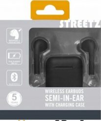 Słuchawki Streetz TWS-0003 czarne. Czarne słuchawki bezprzewodowe Streetz. Za 80.02 zł.