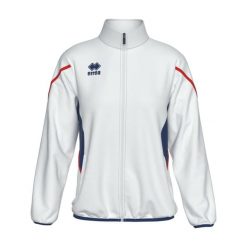 Damska bluza dresowa Errea Cristine. Białe bluzy damskie ERREA, bez wzorów, z dresówki, bez ramiączek, bez kaptura. Za 257.50 zł.