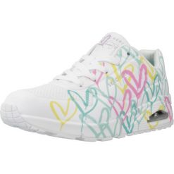 Tenisówki Skechers Model 177982s Uno Kolor Biały. Białe trampki i tenisówki damskie Skechers, bez wzorów, z materiału, bez zapięcia. Za 485.00 zł.