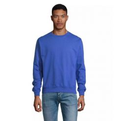 Bluza Sol's Columbia. Niebieskie bluzy damskie SOL'S, s, bez wzorów, z bawełny, bez ramiączek, bez kaptura. Za 97.80 zł.