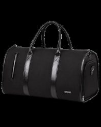 Elegancka torba na garnitur 2w1 WINGS BLACK. Czarne torby na ramię męskie Wings, z materiału, na ramię. Za 189.90 zł.