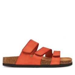 Klapki Dr. Brinkmann. Brązowe klapki damskie Dr. Brinkmann, bez wzorów, bez obcasa, bez zapięcia. Za 239.99 zł.
