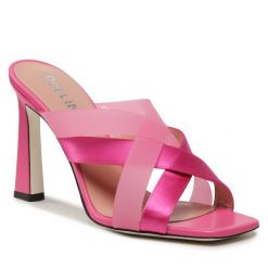 Klapki Pollini. Czerwone klapki damskie Pollini, bez wzorów, bez obcasa, bez zapięcia. Za 1,319.00 zł.