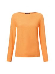Franco Callegari Sweter z dzianiny Kobiety Bawełna pomarańczowy, XXXL. Brązowe swetry nierozpinane damskie Franco Callegari, bez wzorów, z bawełny, eleganckie, bez kołnierzyka, bez ramiączek. Za 249.95 zł.