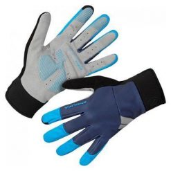 Rękawiczki rowerowe Endura Windchill. Niebieskie rękawiczki męskie ENDURA, na zimę, bez wzorów, z softshellu. Za 228.99 zł.