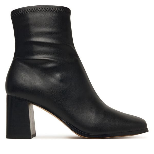 Botki Aldo. Czarne botki damskie Aldo, bez wzorów, bez obcasa, na słupku, bez zapięcia. Za 559.99 zł.