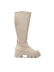 Steve Madden Kozaki Mana SM11002143-03001-287 Beżowy. Brązowe kozaki damskie Steve Madden, bez wzorów, ze skóry, bez obcasa, na płaskiej podeszwie, bez zapięcia. Za 889.99 zł.