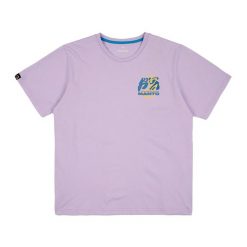 Koszulka damska MANTO Harmony Oversize. Fioletowe bluzki damskie Manto, xl, bez wzorów, sportowe, bez kołnierzyka, bez ramiączek. Za 84.99 zł.