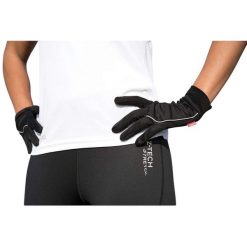 Rękawiczki Do Biegania Unisex Elite Dla Dorosłych. Czarne rękawiczki męskie SPIRO, bez wzorów, z materiału. Za 105.99 zł.