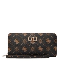 Portfel Guess. Brązowe portfele damskie Guess. Za 299.99 zł.