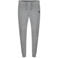 Męskie spodnie dresowe U.S. Polo Assn. NIKY. Szare spodnie sportowe męskie U.S. Polo Assn., m, bez wzorów, z dresówki, trekkingowe. Za 149.99 zł.