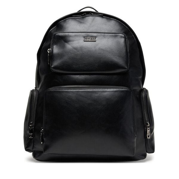 Plecak Guess. Czarne plecaki męskie Guess, z aplikacjami, sportowe. Za 349.99 zł.
