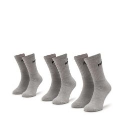 Skarpety długie Puma. Szare skarpetki damskie Puma, bez wzorów. Za 29.99 zł.