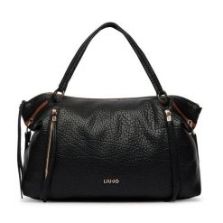 Torebka Liu Jo. Czarne shopperki damskie Liu Jo, bez wzorów, bez dodatków. Za 679.99 zł.