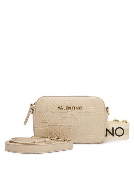 Valentino Torebka Pansy VBS8PG15 Écru. Listonoszki damskie Valentino, bez wzorów, ze skóry, bez dodatków. Za 479.99 zł.