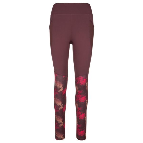 Damskie legginsy fitness Kilpi LIGANO-W. Czerwone legginsy damskie Kilpi, bez wzorów. Za 153.53 zł.