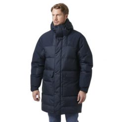 Parka Helly Hansen Escape. Niebieskie parki męskie Helly Hansen, m, bez wzorów, z materiału, eleganckie, bez kołnierzyka, bez kaptura. Za 1,399.80 zł.