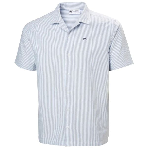 Koszula Helly Hansen Shore. Niebieskie koszule męskie Helly Hansen, m, bez wzorów, z bawełny, eleganckie, bez kołnierzyka, bez ramiączek. Za 372.50 zł.