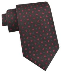 Krawat Męski - Angelo di Monti - Brąz z Drobnym Groszkiem. Krawaty i muchy Angelo di Monti, bez wzorów, z tkaniny, eleganckie. Za 45.00 zł.