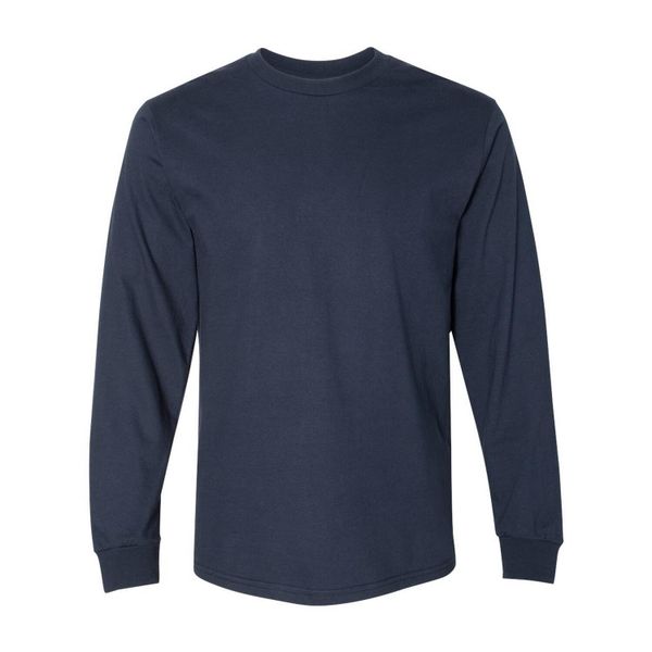 Koszulka Z Długim Rękawem Dla Dorosłych Unisex Hammer. Niebieskie bluzki damskie GILDAN, xl, bez wzorów, sportowe, bez kołnierzyka, bez ramiączek. Za 66.99 zł.