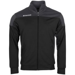 Bluza dresowa zapinana na zamek błyskawiczny Stanno Pride. Czarne bluzy damskie STANNO, m, bez wzorów, z dresówki, sportowe, bez ramiączek, bez kaptura. Za 244.00 zł.