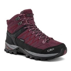 Buty trekkingowe damskie CMP Rigel Mid. Czarne obuwie trekkingowe damskie CMP, z materiału, bez zapięcia. Za 499.99 zł.