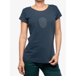 Koszulka wspinaczkowa damska Ocun Classic T Fingerprint. Niebieskie koszulki sportowe damskie Ocun, bez wzorów, bez ramiączek. Za 90.99 zł.