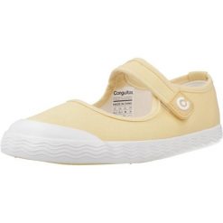 Sandały CONGUITOS CANVAS MARY JANE Żółty. Żółte sandały damskie CONGUITOS, bez wzorów, z tkaniny, sportowe, bez zapięcia. Za 135.99 zł.