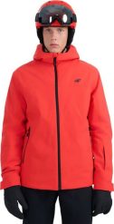 Kurtka narciarska męska 4f Kurtka narciarska męska 4F M0787 czerwona 4FWAW25TTJAM0787 62S XL. Czerwone kurtki sportowe męskie 4F, m, bez wzorów, bez kaptura, narciarskie. Za 233.98 zł.