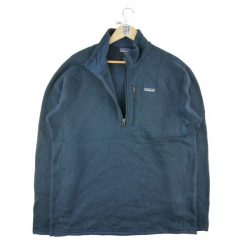 Second life - Lepszy Sweter Męski Z Polarowym Kapturem - Jak nowy. Niebieskie swetry męskie Patagonia, m, bez wzorów, z polaru, sportowe, bez kołnierzyka, bez ramiączek. Za 255.56 zł.