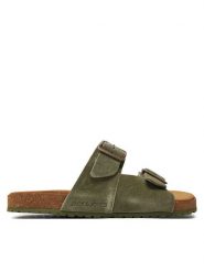 Jack & Jones Klapki Louis 12231428 Khaki. Brązowe klapki męskie Jack & Jones, bez wzorów, ze skóry, bez zapięcia. Za 129.99 zł.