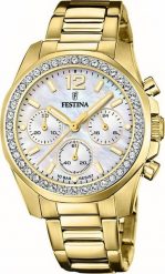 Zegarek Festina Zegarek damski Festina F20609-1 złoty. Żółte zegarki damskie Festina, złote. Za 934.00 zł.
