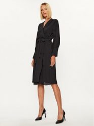 Rinascimento Sukienka codzienna CFC0116051003 Czarny Regular Fit. Czarne sukienki damskie Rinascimento, na co dzień, xs, bez wzorów, z syntetyku, bez kołnierzyka, bez ramiączek, proste. Za 449.99 zł.