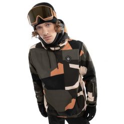 Kurtka snowboardowa męska W1 Sandboard. Czarne kurtki męskie SIROKO, m, bez wzorów, z softshellu, bez kaptura, narciarskie. W wyprzedaży za 297.00 zł.