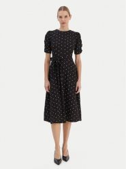 DKNY Sukienka codzienna DD1G3848 Czarny Regular Fit. Czarne sukienki damskie DKNY, na co dzień, bez wzorów, z syntetyku, bez kołnierzyka, bez ramiączek, proste. Za 489.99 zł.