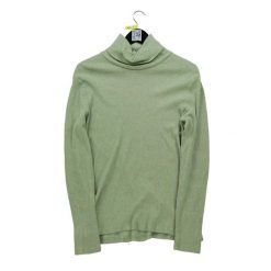 Damski sweter z golfem w kolorze khaki. Zielone swetry nierozpinane damskie Ralph Lauren, l, bez wzorów, z dzianiny, sportowe, bez kołnierzyka, bez ramiączek. Za 97.94 zł.