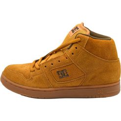 Trampki DC Shoes Manteca 4 High, Brązowy, Mężczyźni. Brązowe trampki męskie DC Shoes, bez wzorów, z zamszu, casualowe, bez zapięcia. Za 422.00 zł.