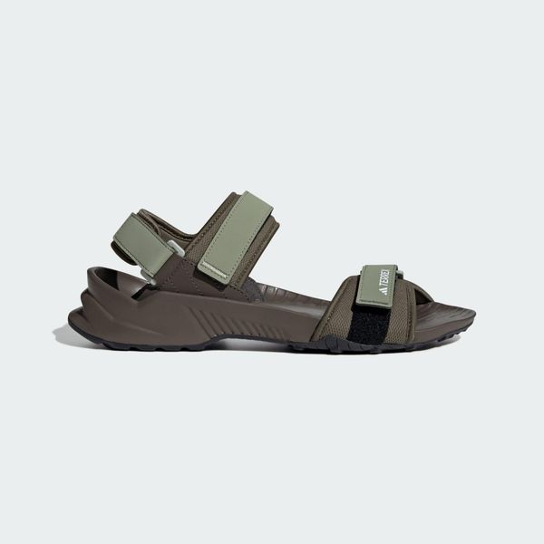Sandały Terrex Hydroterra. Czarne buty zimowe męskie Adidas, bez wzorów, z gumy, bez obcasa, bez zapięcia. Za 239.00 zł.