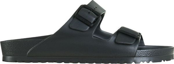 Birkenstock Klapki męskie Arizona grafitowe r. 45 (1001497). Szare klapki męskie Birkenstock, bez wzorów, bez zapięcia. Za 244.99 zł.