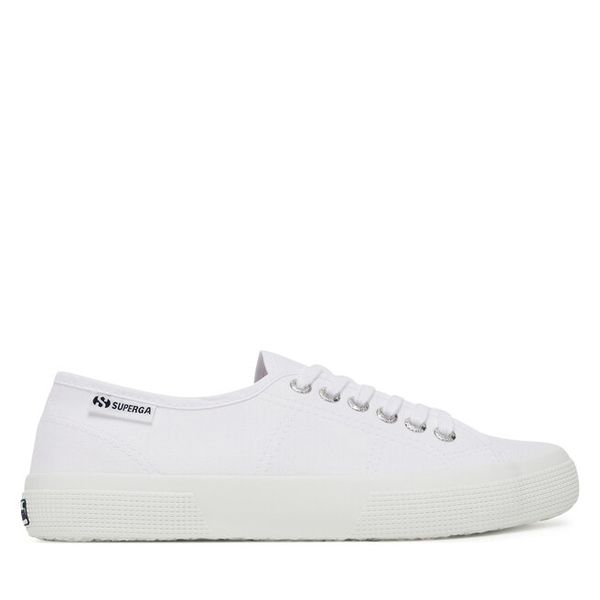 Tenisówki Superga. Białe trampki i tenisówki damskie Superga, bez wzorów, bez zapięcia. Za 139.99 zł.