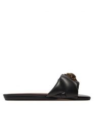 Kurt Geiger Klapki Orson 2026600109 Czarny. Czarne klapki damskie Kurt Geiger, bez wzorów, ze skóry, bez obcasa, bez zapięcia. Za 679.99 zł.