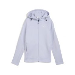 Damska rozpinana bluza z kapturem EVOSTRIPE PUMA Cool Weather Blue. Niebieskie bluzy damskie Puma, m, bez wzorów, sportowe, bez ramiączek, z kapturem. W wyprzedaży za 219.00 zł.