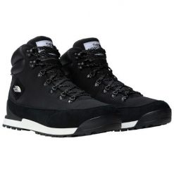 Buty trekkingowe męskie The North Face M B2B IV Textile WP. Czarne buty zimowe męskie The North Face, bez wzorów, bez obcasa, bez zapięcia. Za 637.00 zł.