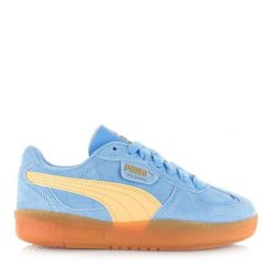 Buty damskie trampki sportowe PALERMO MODA. Niebieskie obuwie sportowe damskie Puma, bez wzorów, bez zapięcia, trekkingowe. W wyprzedaży za 292.00 zł.