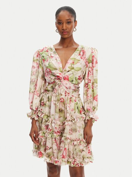 Babylon Sukienka koktajlowa S00874 Kolorowy Regular Fit. Sukienki damskie Babylon, s, bez wzorów, z syntetyku, wizytowe, bez kołnierzyka, bez ramiączek. Za 1,179.00 zł.