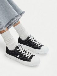 G-Star Raw Trampki CEO-V5-10654-01 Czarny. Czarne trampki i tenisówki damskie G-Star, bez wzorów, z materiału, bez zapięcia. Za 179.99 zł.