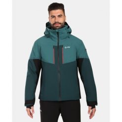 Męska kurtka narciarska Kilpi TONNSI-M. Zielone kurtki sportowe męskie Kilpi, m, bez wzorów, bez kaptura, narciarskie. Za 1,145.01 zł.