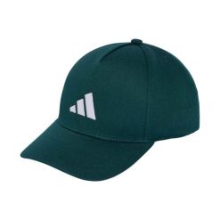 Czapka z daszkiem adidas Baseball. Zielone czapki damskie Adidas, na zimę, bez wzorów, z bawełny, klasyczne. Za 58.99 zł.